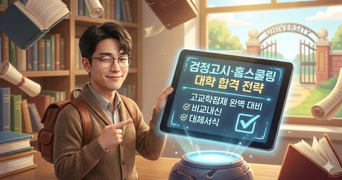 검정고시 및 홈스쿨링 학생을 위한 대입 가이드: 고교학점제 시대의 대안 전략