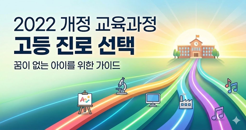 2022 개정 교육과정 진로 선택, 꿈이 없는 아이를 위한 가이드