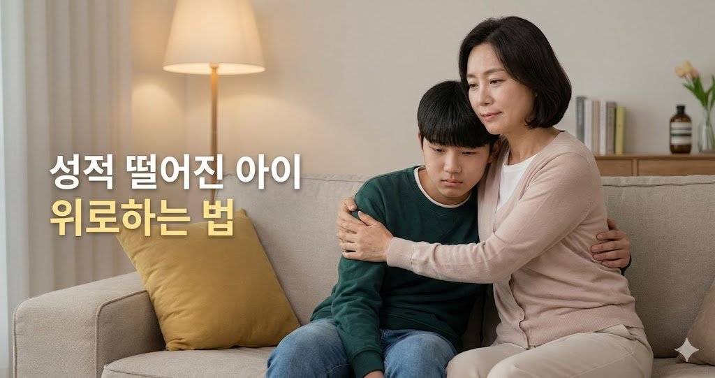 성적 떨어진 아이 위로하는 법, 자존감 높이는 부모의 대화법 3가지