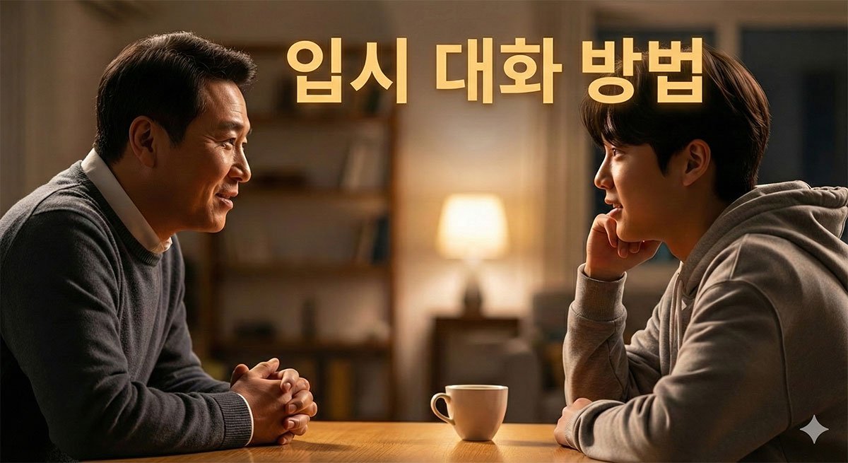 “입시 대화하면 아이와 싸우게 된다면?” 대화의 기술