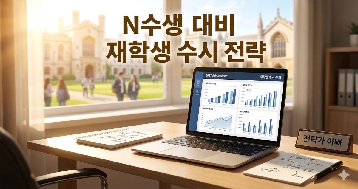 2027학년도 대입 전망: N수생 18만 유입, 재학생이 ‘수시’로 승기를 잡는 필승 전략