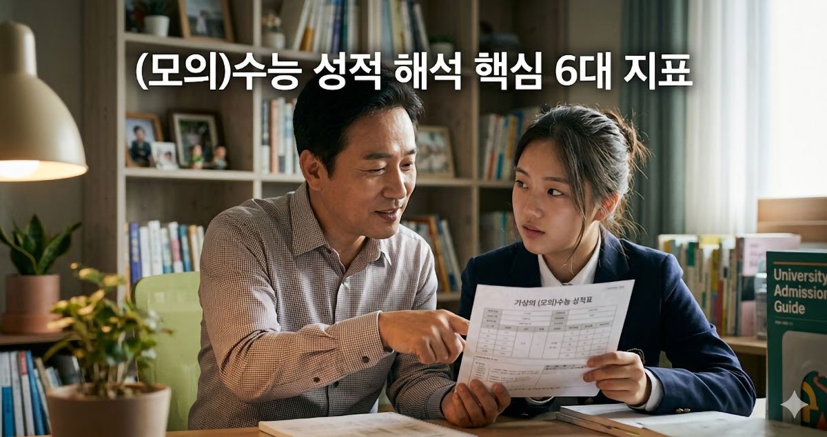 수능 성적표 해석 가이드: 희망 대학 합격을 위한 핵심 6대 지표 정리